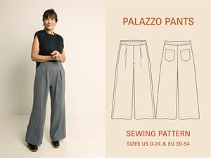 Wardrobe By Me snitmønster - Palazzo Pants